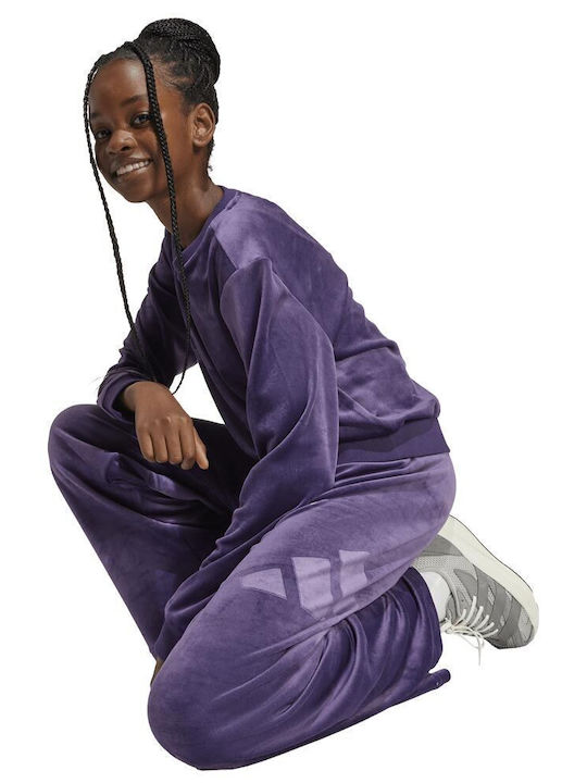 Kids Sweatpants Purple Essentials