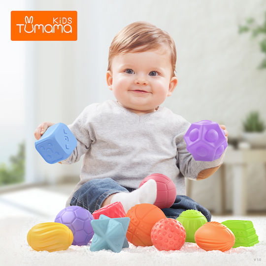 Tumama Kids Jucărie de Stivuire din Silicon cu Sunete pentru 3++ Luni