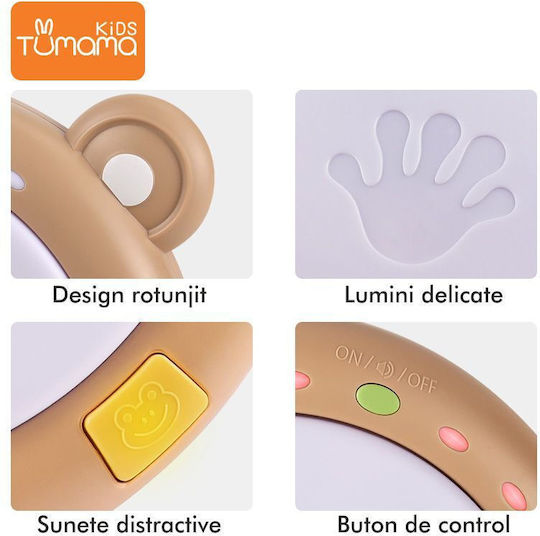 Tumama Kids Instrument Muzical cu Muzică, Lumină și Sunete