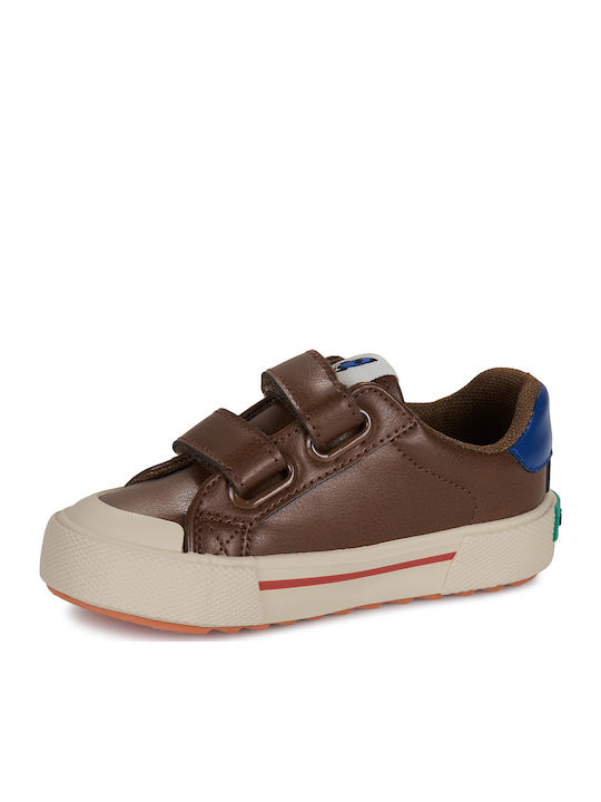 Kinder Sneaker mit Bügel- und Schleifenverschluss Braune