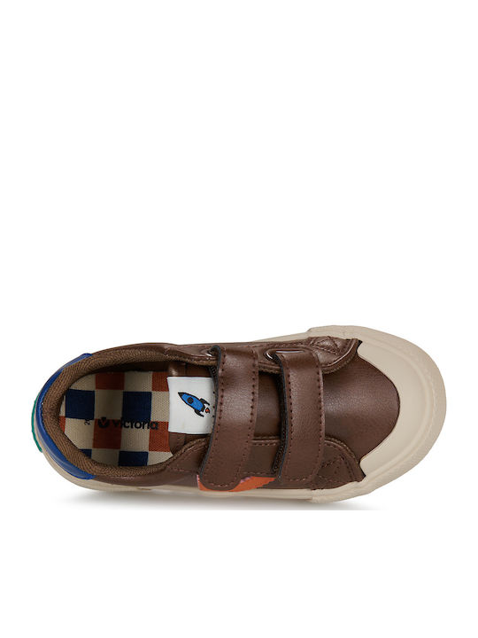 Kinder Sneaker mit Bügel- und Schleifenverschluss Braune