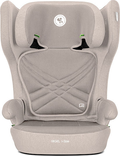 Lorelli Rigel Καθισματάκι Αυτοκινήτου High-back Booster i-Size με Isofix Beige 15-36 kg