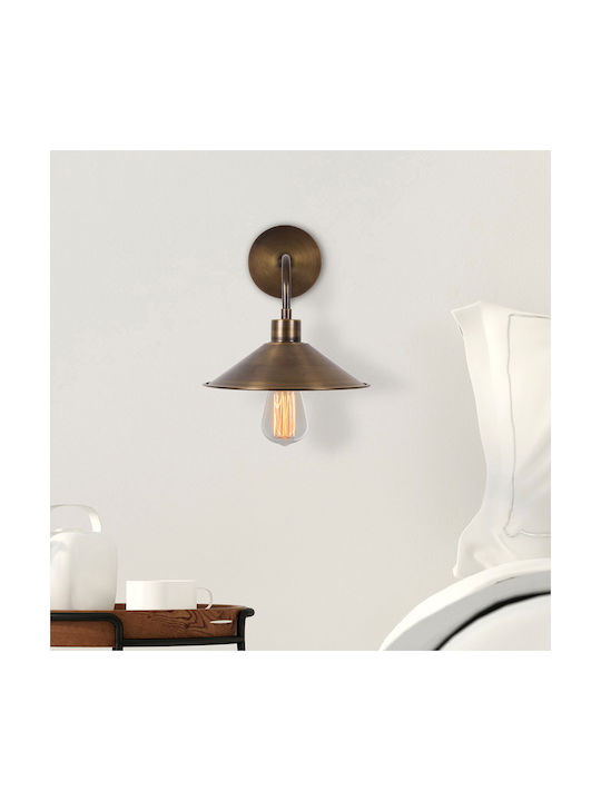 Opviq Berceste Wall Lamp Gold 24x20cm