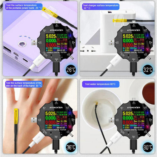 Atorch Atorch UD18 Bluetooth USB Port Tester 18 in 1