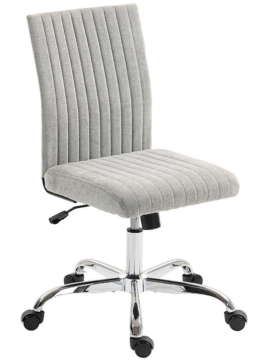 HomCom Office Chair With Adjustable Arms Grey