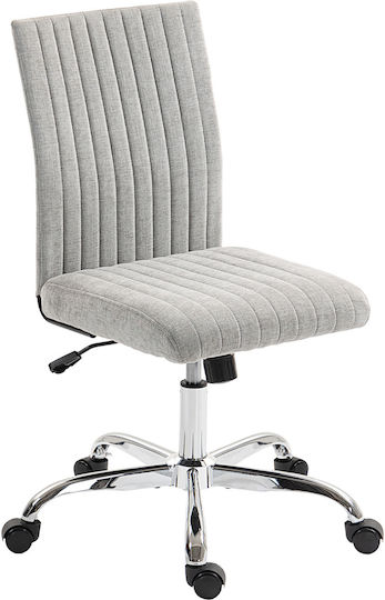 HomCom Office Chair With Adjustable Arms Grey