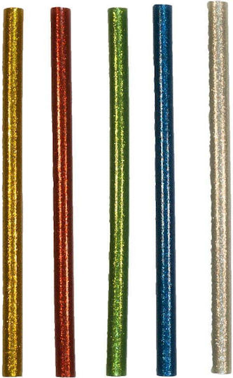 Baghete din silicon multicolore 7mmx29cm 8 bucăți subțiri 06148