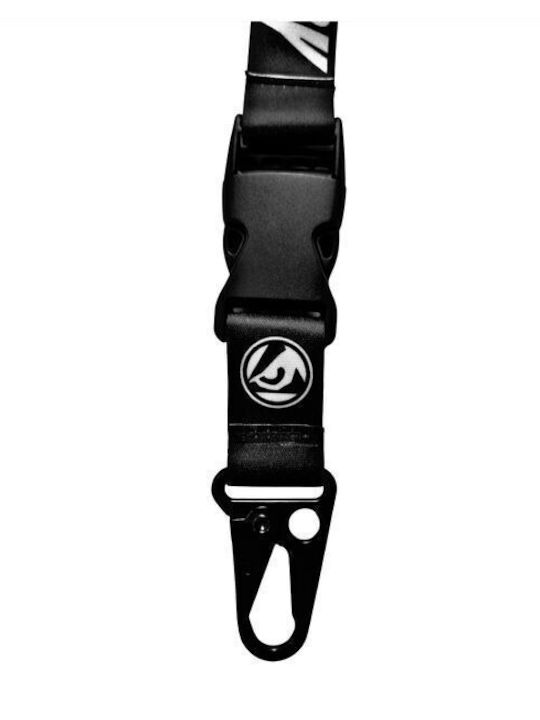 Bad-boy Lanyard Safebreak Μπρελόκ Λαιμού Bb-000084-bk Black-white