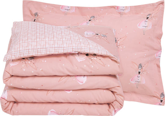 Das Home Life Is Magic Set Kinderbettbezüge Baumwolle Rosa 240cm