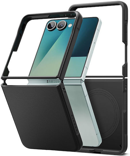 Ringke Magnetic Silicone Book Black (Galaxy Z Flip7)