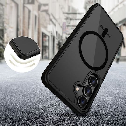 Tech-Protect Magmat Back Cover Silicone / Plastic 2mm Black (Motorola Moto G86 5G)