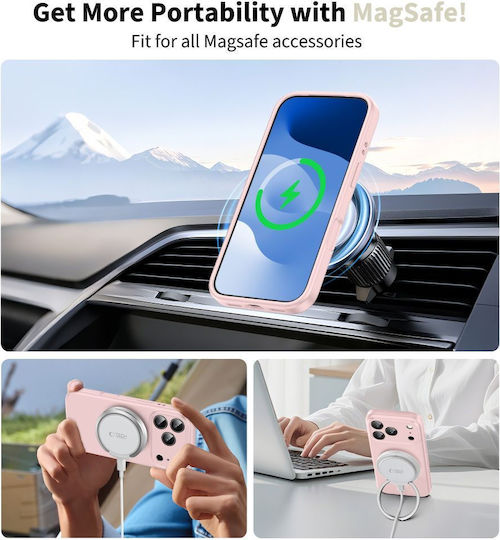 Tech-Protect Back Cover Silicon Roz (iPhone 17 Pro Max)