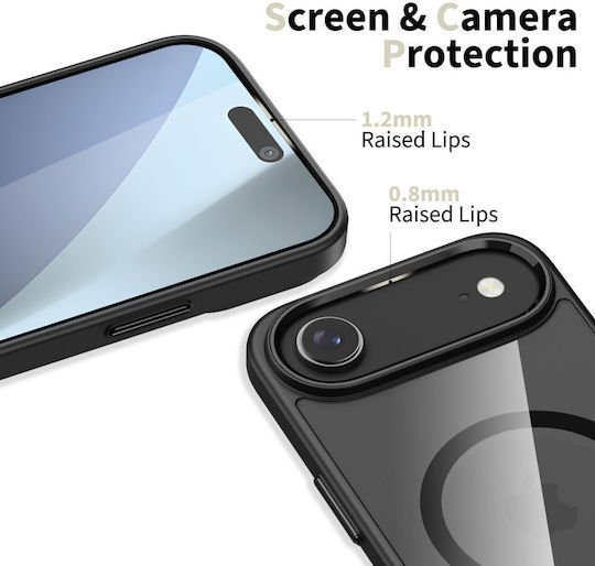 Tech-Protect Magmat Back Cover Πλαστικό / Σιλικόνης Μαύρο (iPhone Air)