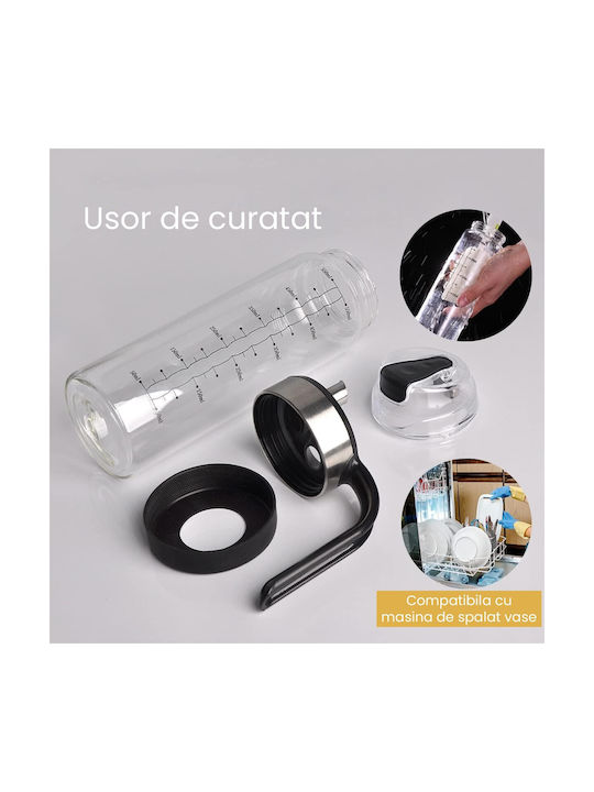 Cutie de ulei Sticlă cu Flux 500ml