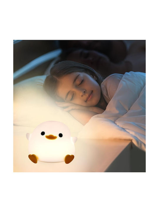 Lumini LED Lampă decorativă pentru copii Atingere Alb 12.2x10.5x9.2εκ.