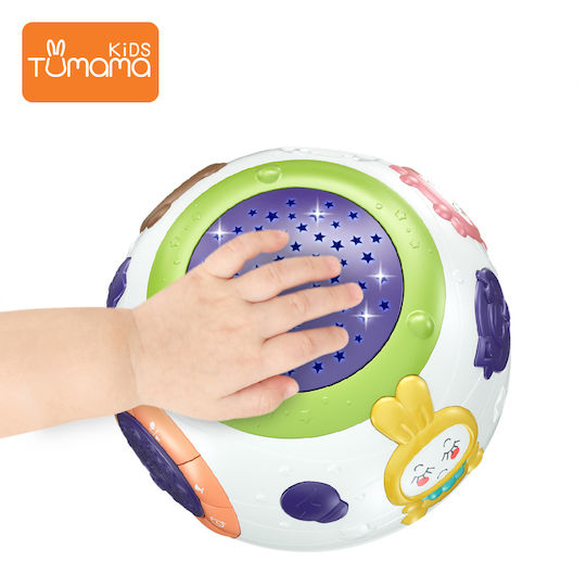 Tumama Kids Lampă de proiecție pentru copii cu Proiecție de Stele Multicolor 18x14cm