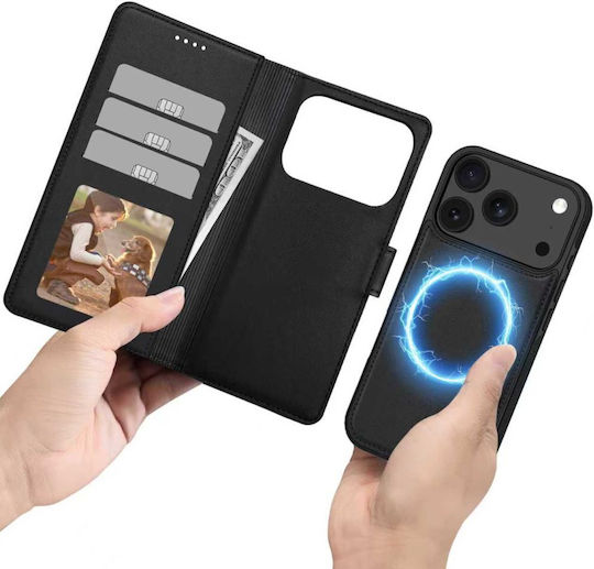 Tech-Protect Матово Портмоне Силикон Черно (iPhone 18 Pro Max / 17 Pro Max)