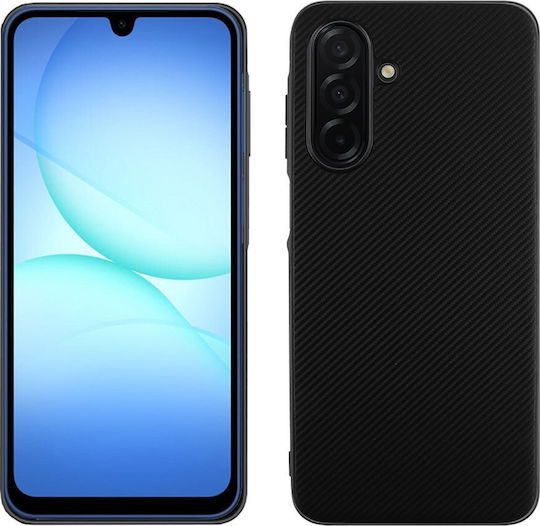 Volte-Tel Carbon Lift Задна корица Силикон Черен (Galaxy A17)