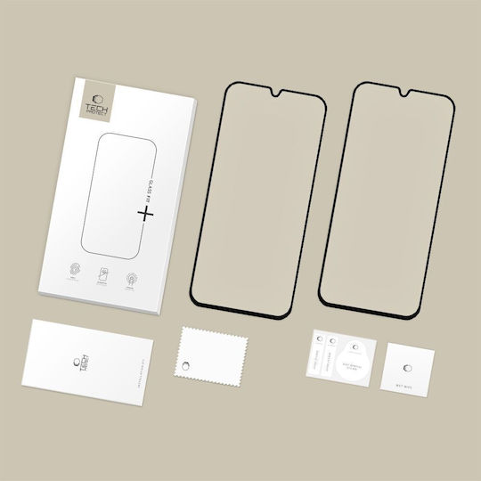 Tech-Protect Glass Fit+ 0.3mm Full Face Tempered Glass 2τμχ (Galaxy A16 4G / 5G / A26 5G / A17 4G / 5G / A27 5G) TPGFSA16B