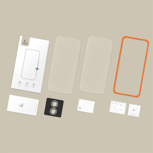 Tech-Protect Easy Set+ Tempered Glass 3pcs (iPhone 17)