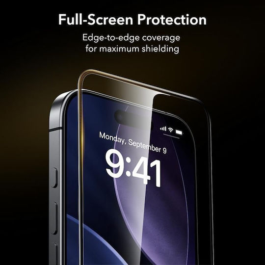 ESR Armorite Full Face Tempered Glass (iPhone 17 / 17 Pro / 16 Pro)
