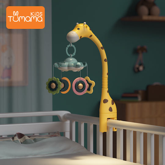 Tumama Kids Mobilă Pătuț cu Muzică și Proiector pentru 0++ Luni