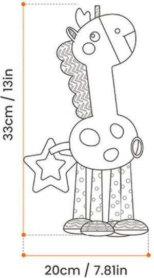 Tumama Kids Pendant Toy for Stroller with Music for 3++ Months