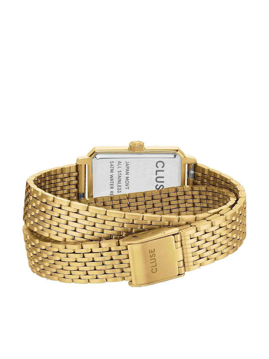 Cluse Damen Uhr mit Gold Metallarmband
