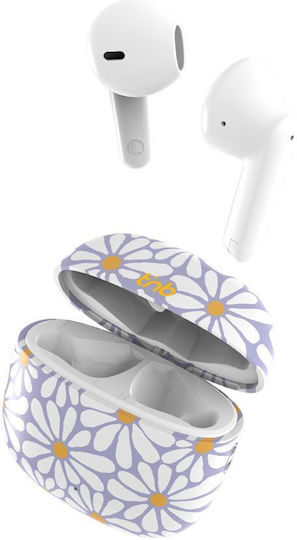 T'nB In-ear Bluetooth Handsfree Ακουστικά με Θήκη Φόρτισης Yellow Orange