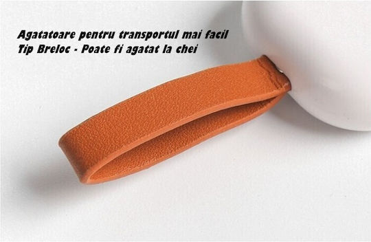 Cutie Pentru Depozitarea Medicamentelor Flippy Portabilă 3 Compartimente Tip Breloc Plastic Glisantă Gri 10.7x3.6x1.6 Cm