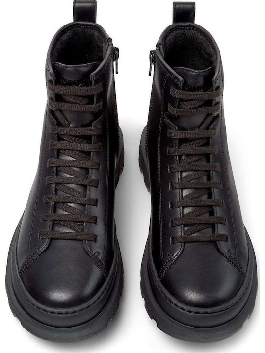 Brutus+ Leather Women's Ankle Boots Black