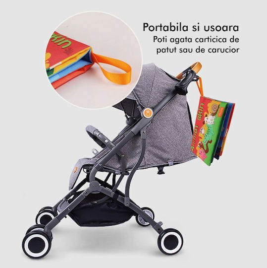 Tumama Kids Carte de Activități din Țesătură cu Sunete pentru 6++ Luni