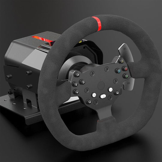 Gaming Lenkrad mit Gangschaltung und Pedalen für PC / PS4 / XBOX Eins / Xbox Serie X/S