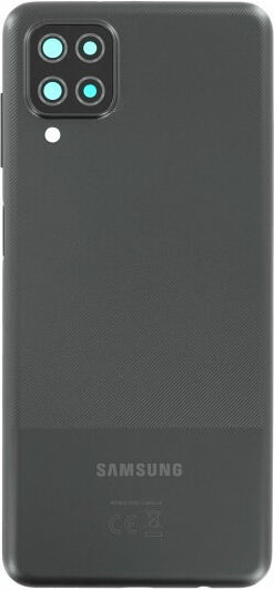 Samsung Καπάκι Μπαταρίας Μαύρο για Samsung Galaxy A12