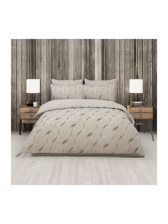 Espree Sheet Sets Queen with Elastic 160x200+35cm. Beige 4pcs