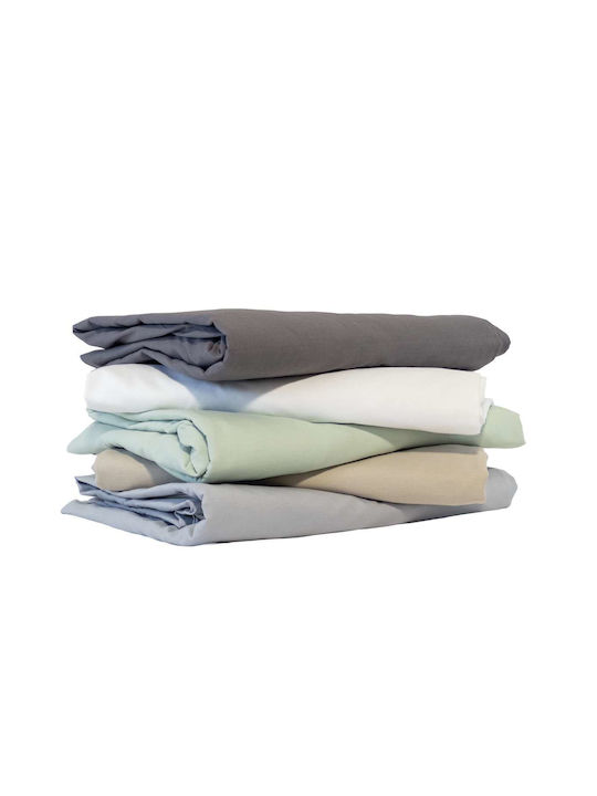 Espree Чаршаф King Size 280x270см. Solid Светло сиво