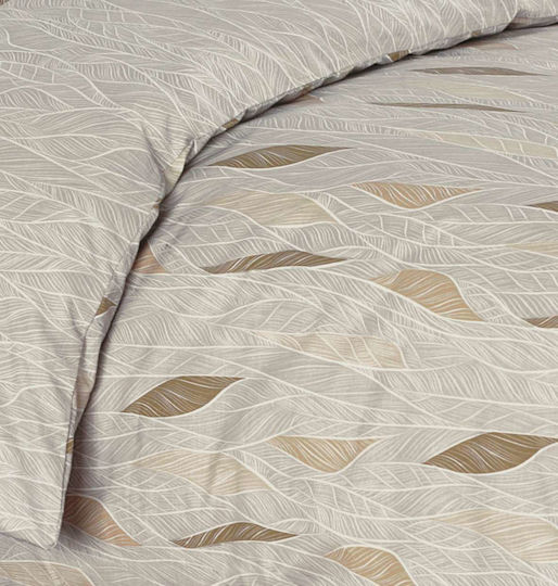Espree Set Cearșafuri Single cu Elastic 100x200+35cm. Bej 3buc