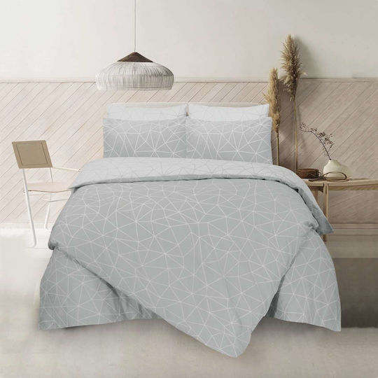 Espree Σετ Διπλό 4τμχ 200x270εκ. Grey Espree Σετ Διπλό 4τμχ 200x270εκ. Grey