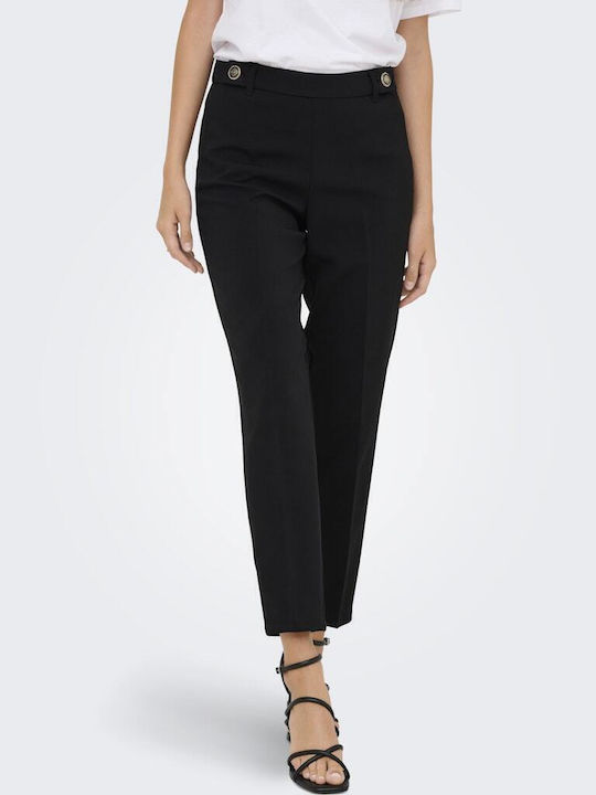 Women's Fabric Trousers Gold