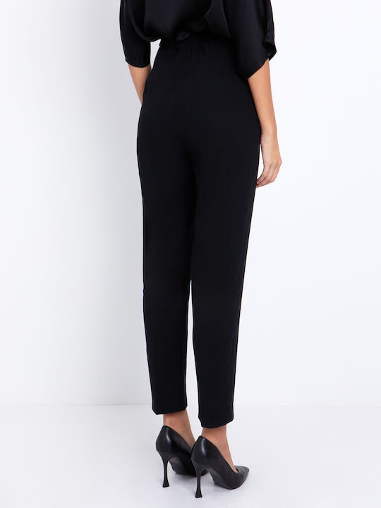 Damen Stoff Hose Crepe