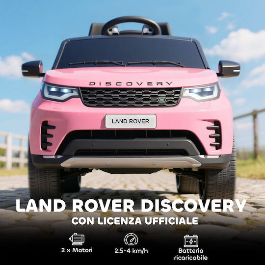 Land Rover Doppelsitzer mit Fernbedienung Lizensiert 12 Volt Rosa Für 3+ Jahre