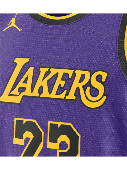 Los Angeles Lakers LeΒron James Statement Edition Jersey Style Basketball