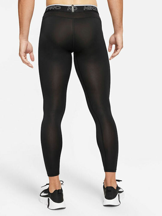 Nike Pro Dri-Fit Ανδρικό Αθλητικό Κολάν Compression Μακρύ Μαύρο