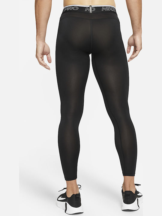 Nike Pro Dri-Fit Ανδρικό Αθλητικό Κολάν Compression Μακρύ Μαύρο