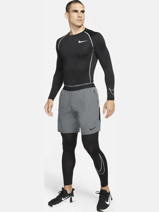 Nike Pro Dri-Fit Ανδρικό Αθλητικό Κολάν Compression Μακρύ Μαύρο