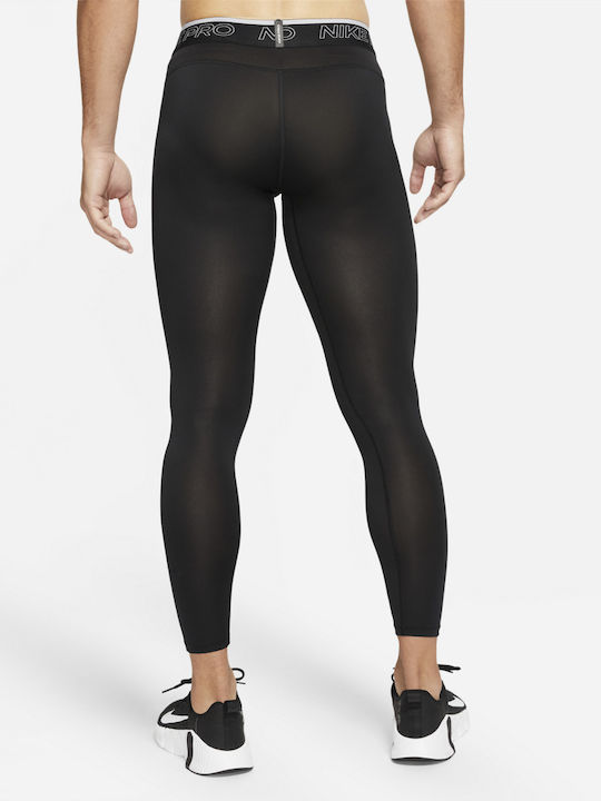 Nike Pro Dri-Fit Ανδρικό Αθλητικό Κολάν Compression Μακρύ Μαύρο