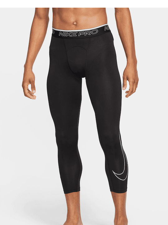 Nike Pro Dri-Fit Men's Sports Capri Leggings Black