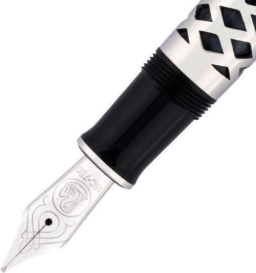 Pelikan Souveran M805 Πένα Γραφής Medium Μαύρη από Ατσάλι