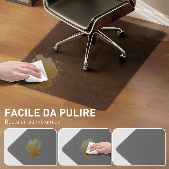 HomCom Προστατευτικό Δαπέδου Γραφείου 120x90cm 922-012V03BK