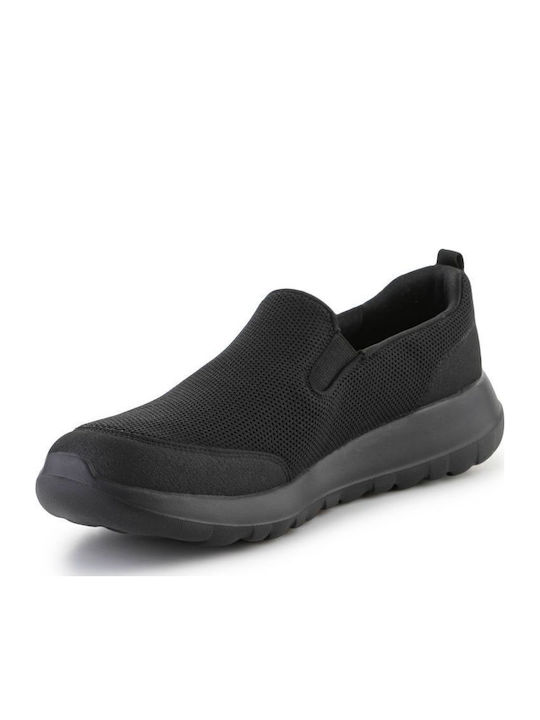 GOwalk Max Clinched Ανδρικά Slip-On Μαύρα